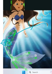 ALICIA IS SHIMMERING-MERMAID