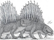 Dimetrodon by ladalbarran2001 ddnwpjf-250t