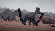 Pteracopters prepare takeoff