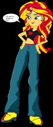 Eg-sunsetshimmer-as-tapdancingdoggie1 pkmnspoof1