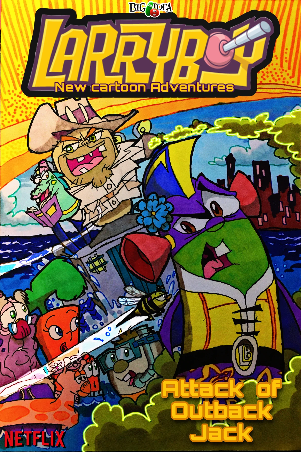 Larryboy and the Outback Jack trouble New ideas by Matt Weaver Wiki