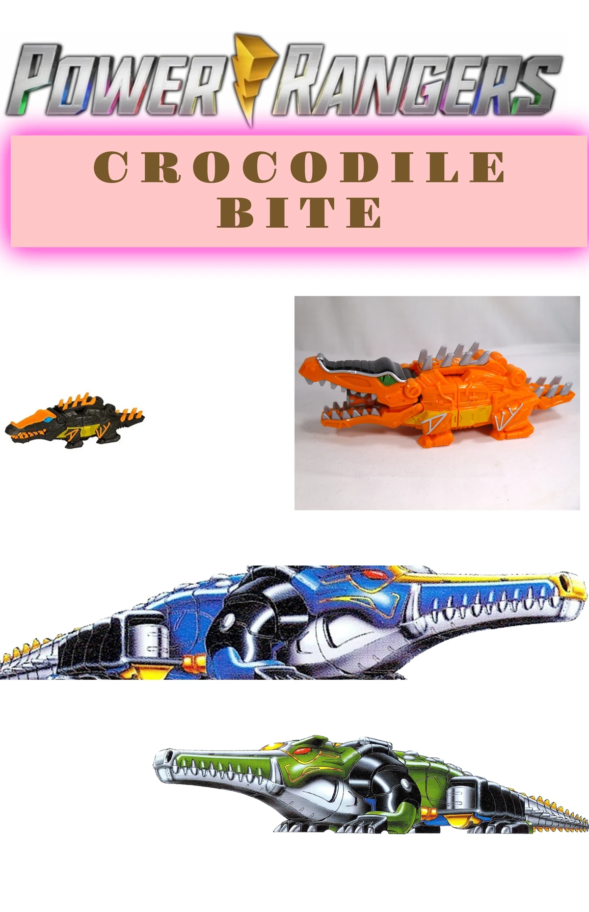 Power Rangers-Crocodile Bite preview 1 | New ideas by Matt Weaver