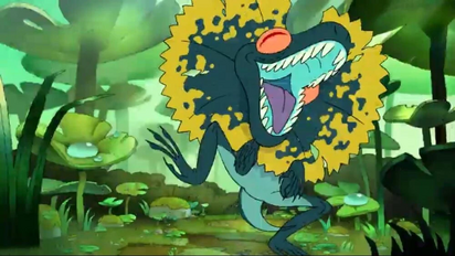 Amphibia Frilled lizard 00