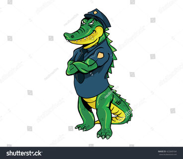 Stock-vector-crocodile-occupational-character-police-422669164
