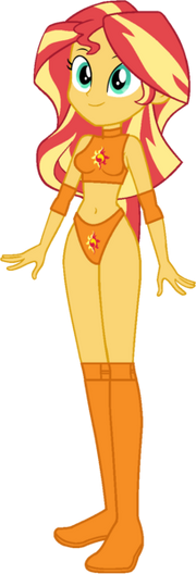 Wrestler Sunset Shimmer Pose 1 Color 2 Revamped 3.0