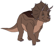 Young Triceratops27 Mother thetarbosaurusguard
