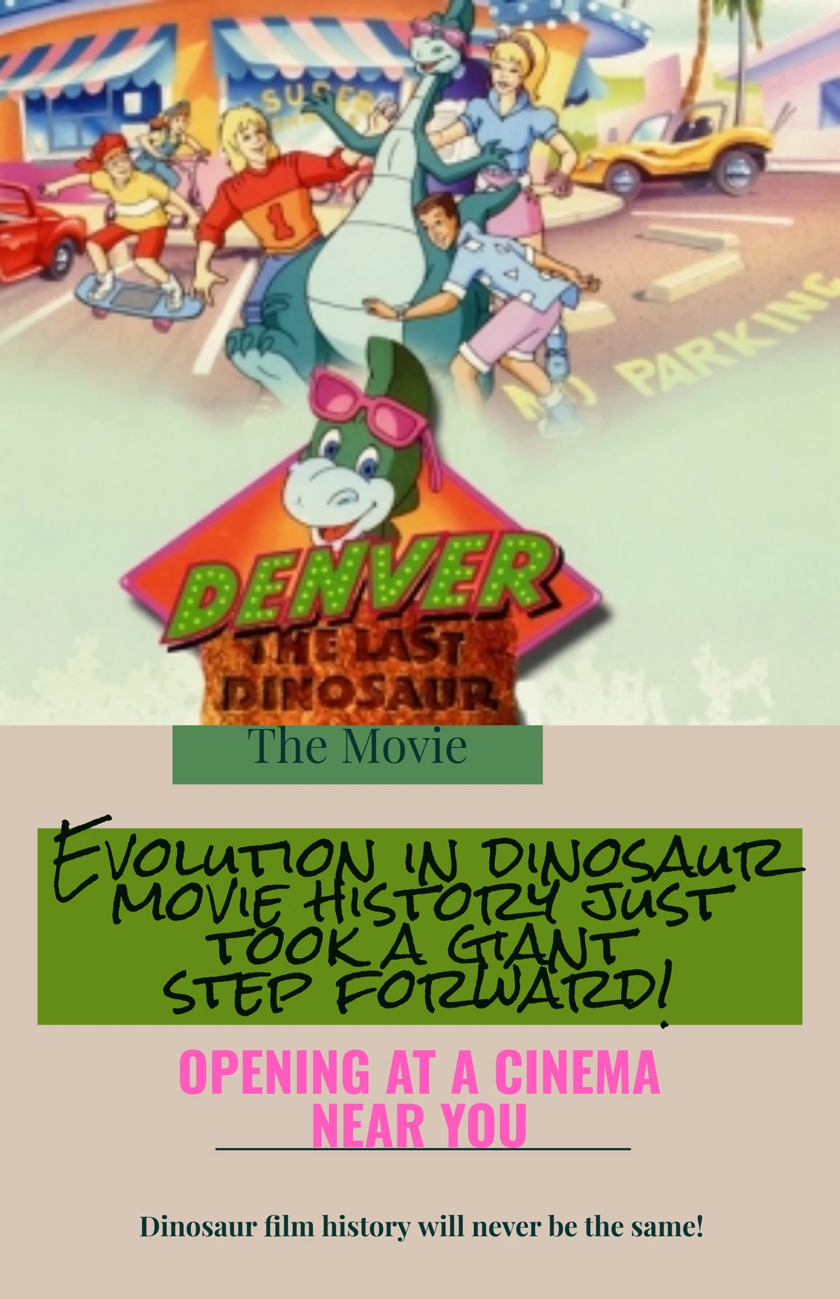 Denver the Last Dinosaurthe Movie previewwith premise New Ideas