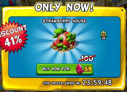 Strawberry house