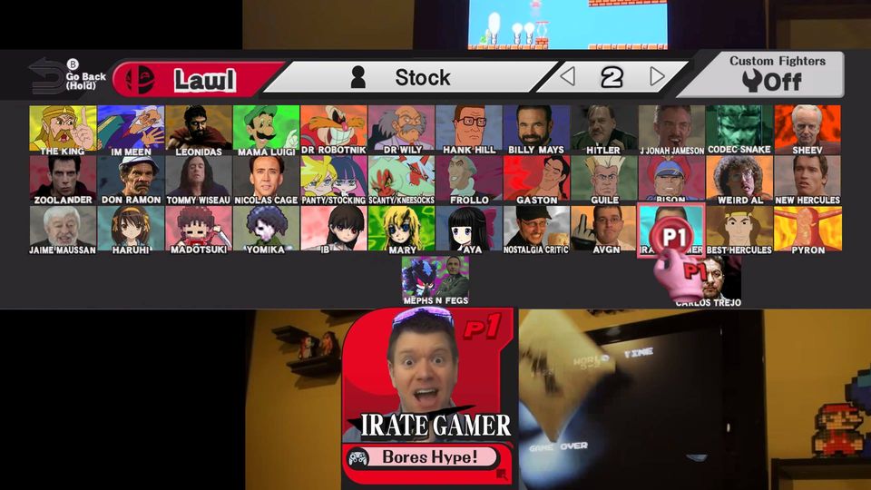 super smash bros lawl roster