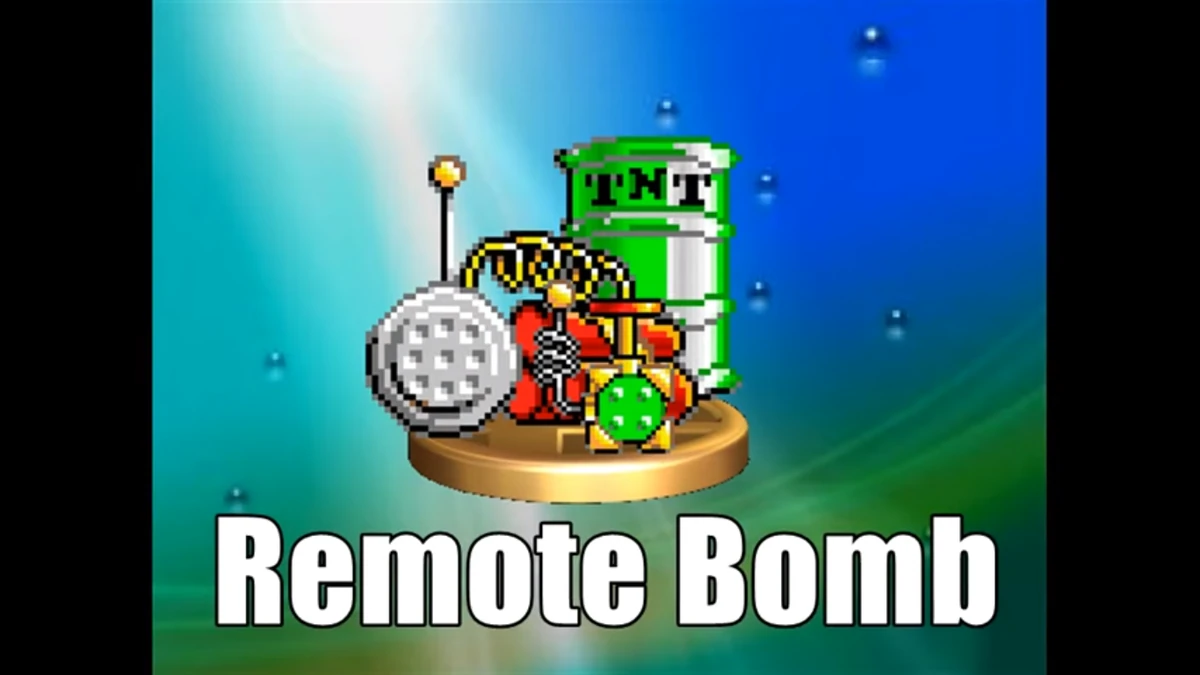 Remote Bomb New Smash Bros Lawl Origin Wiki Fandom
