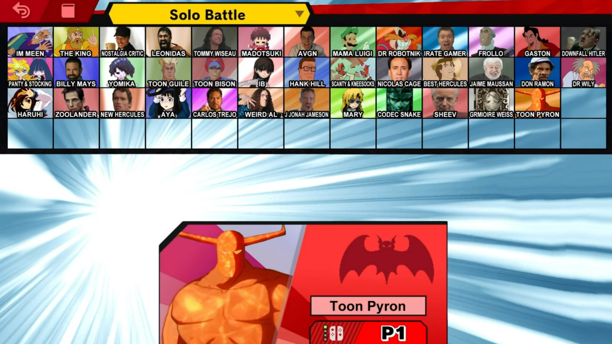 The Chosen One, New Smash Bros Lawl Origin Wiki