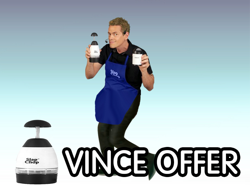 REJOICE! Slap-Chop Vince Is Back With a New, Insane Product