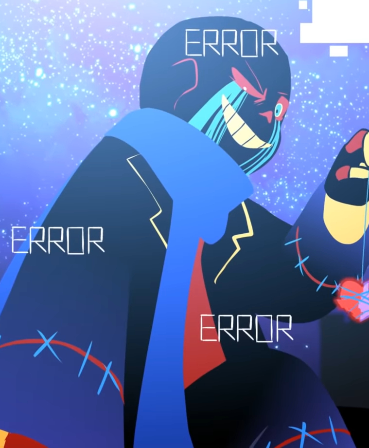 Error!Sans fanart by chokocock666 on Newgrounds