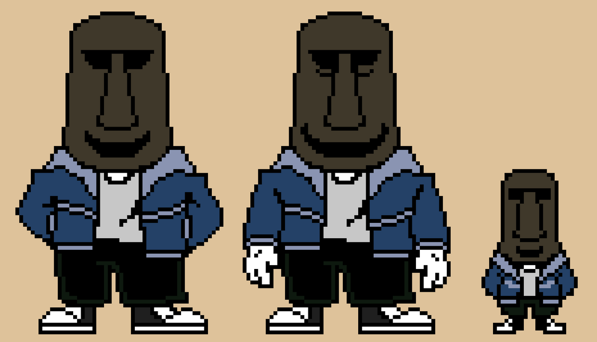 Moai Sans, Undertale OC Wiki