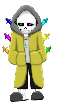 Undertale Au Fanon Wiki - Undertale Sans Green, HD Png Download - vhv