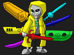 undertale sans pixel art have color by chichi3002 on DeviantArt