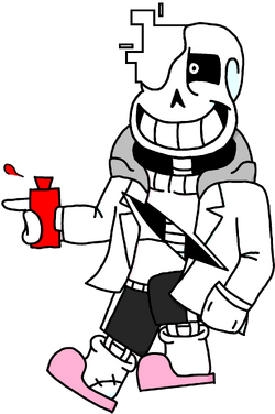 Download Undertale Character Fictional Figurine Au Ink HQ PNG Image