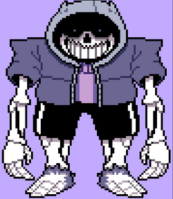 So I added color & shading to Sans' battle sprite : r/Undertale