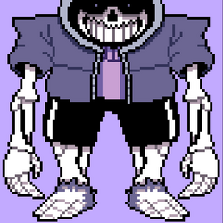 I updated my Sans OC's Wiki page and added his lore and AU lore ! :  r/UndertaleAU