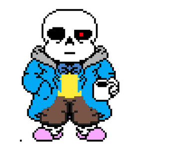 Evil Sans Sprite (Requested by sans the au nerd and also my take on it)