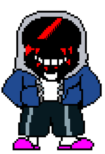 Undertale  Dust sans fight (Without healing) 