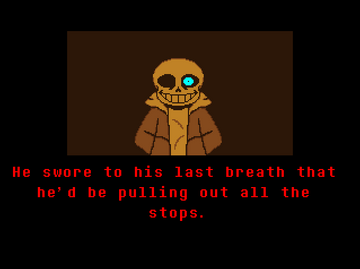 undertale sans on crack (btw not real undertale