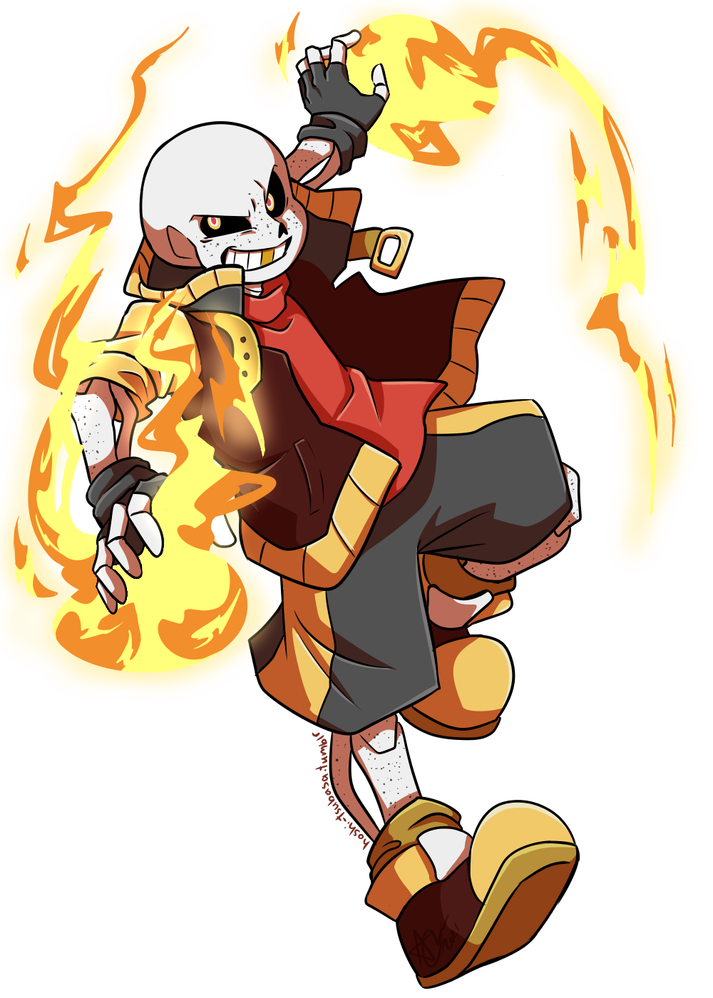 Inferno Sans, New Undertale Fanon AU Wiki