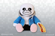 Sans artwork plush