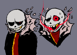 underfell sans by Shuru on Newgrounds