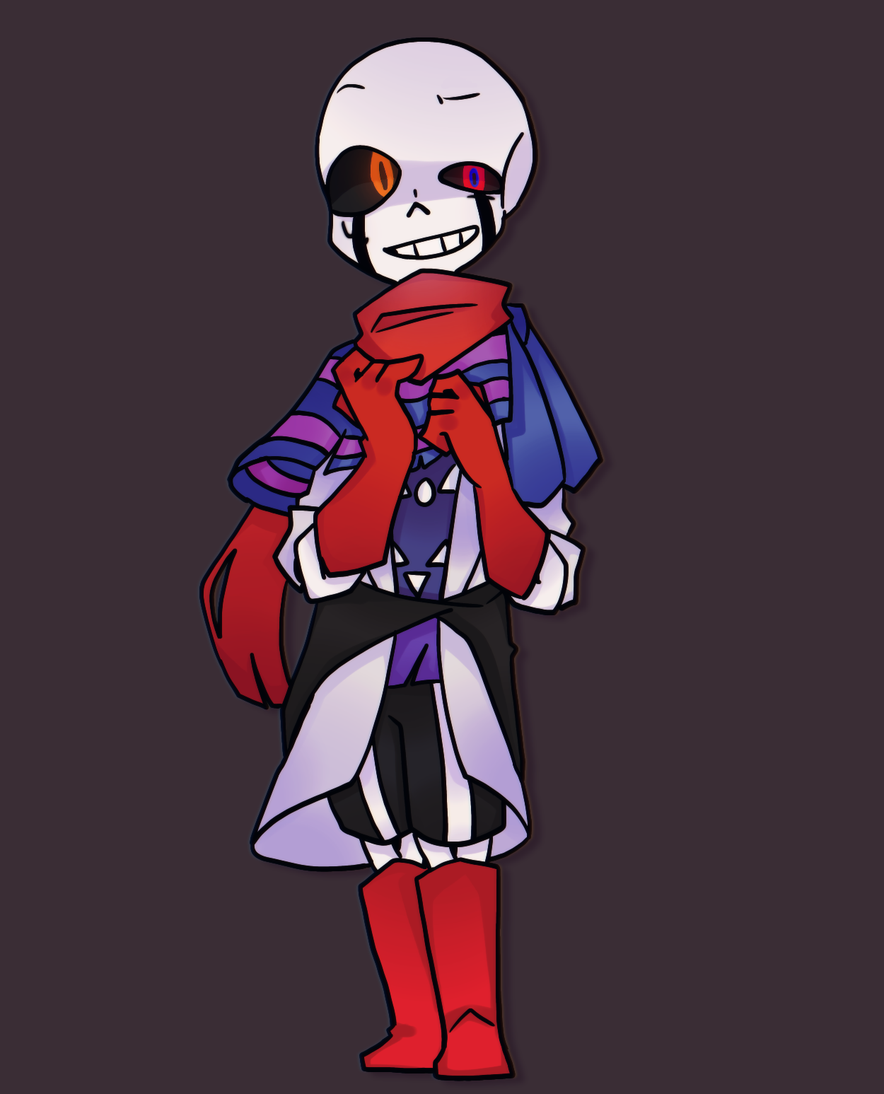 Fanart: Dreamsans! (Inspired by fanfiction One small dream)
