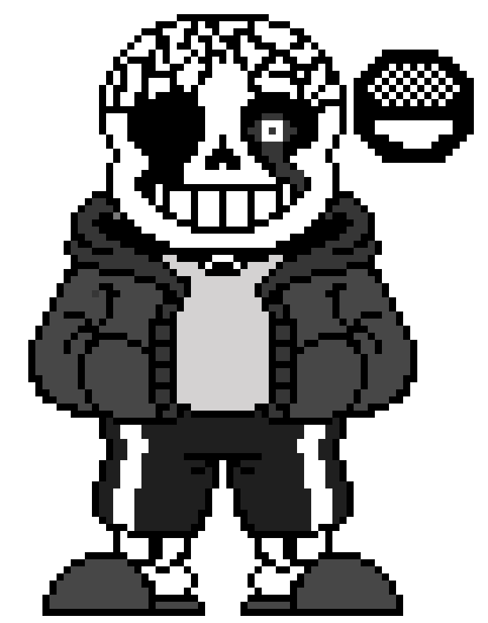 Pixilart - Undertale - Sans. by Antimonyuser