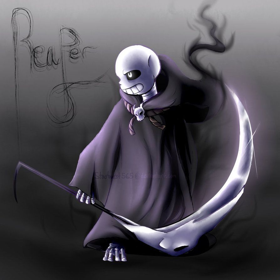 Pixilart - reaper sans by TheBullOld