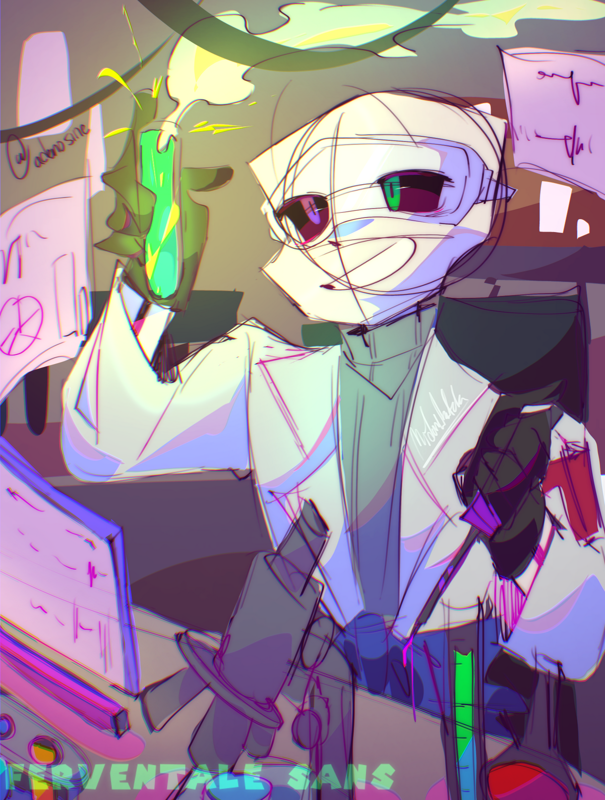 Science Sans, New Undertale Fanon AU Wiki