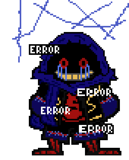 Pixilart - horror sans by me by sans-error-fell