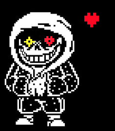 Undertale  Dust sans fight (Without healing) 