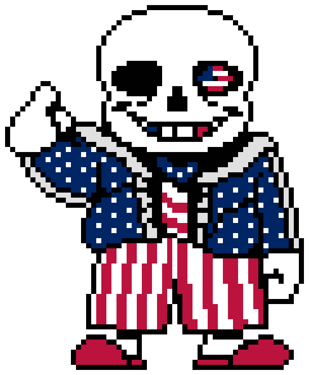 Murican Sans (Countrytale), New Undertale Fanon AU Wiki