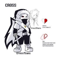 Can anyone tell me about cross sans? IDK who this is. : r/Undertale