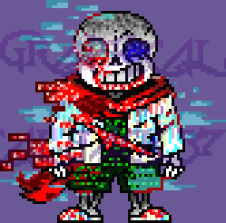 Fallingtale Sans battle sprite by Hopethefox -- Fur Affinity [dot] net