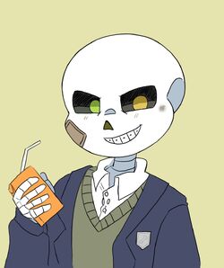 High School Love (AU Sans/Papyrus X Male! Reader)