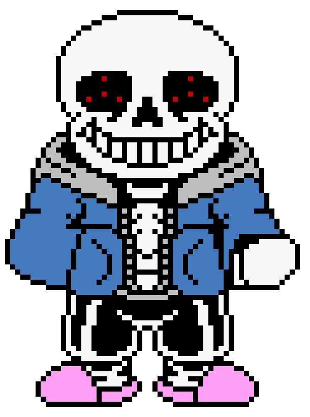 Pixilart - Underswap Sans (Battle) by AmazinG