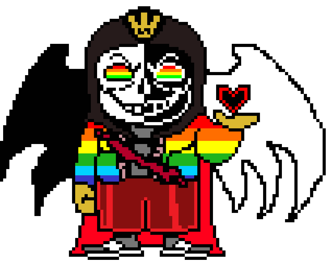 The final update on my pixel art of all Ink Sans phases : r/Undertale