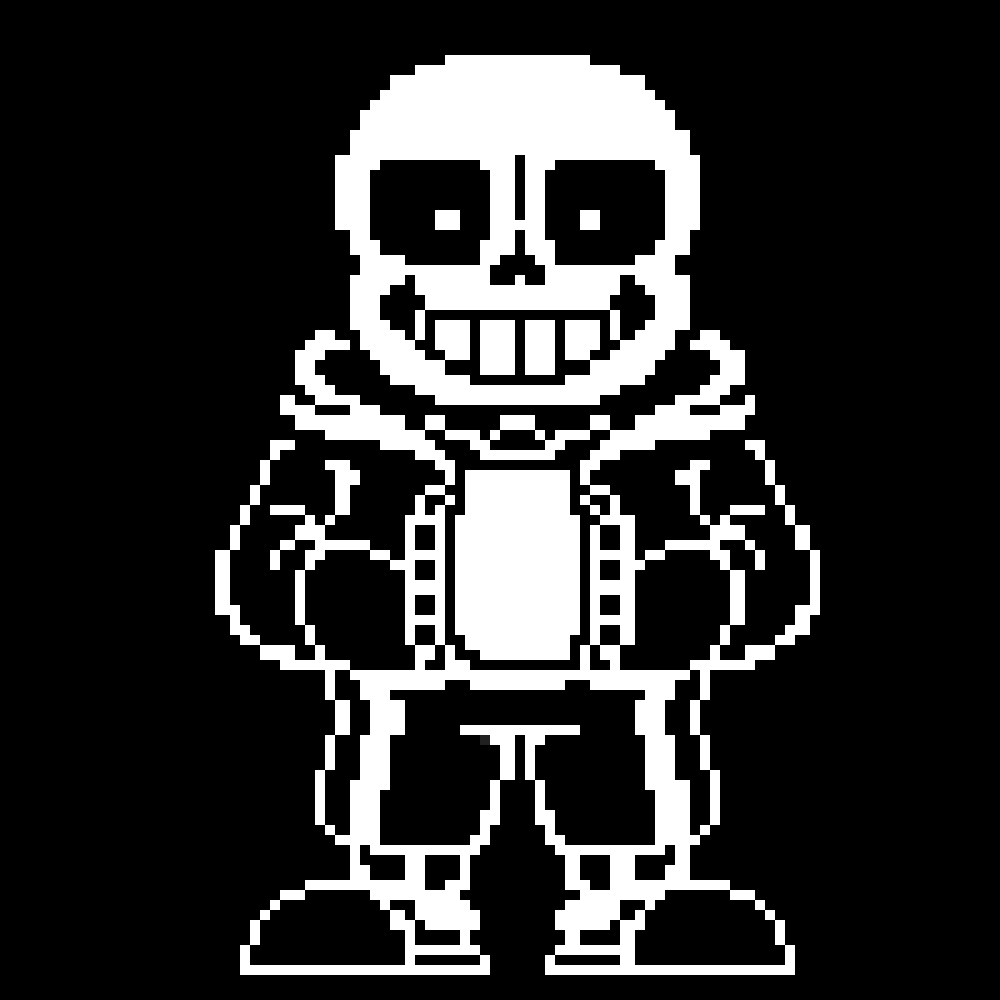 Pixilart - Undertale Sans (Battle) by AmazinG