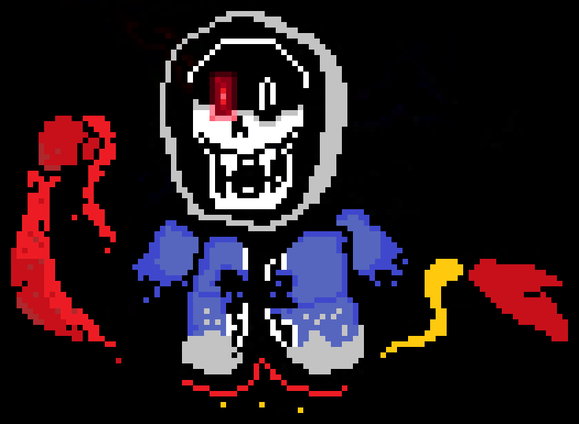 Pixilart - Dust Sans and Papyrus by Nightwolf35