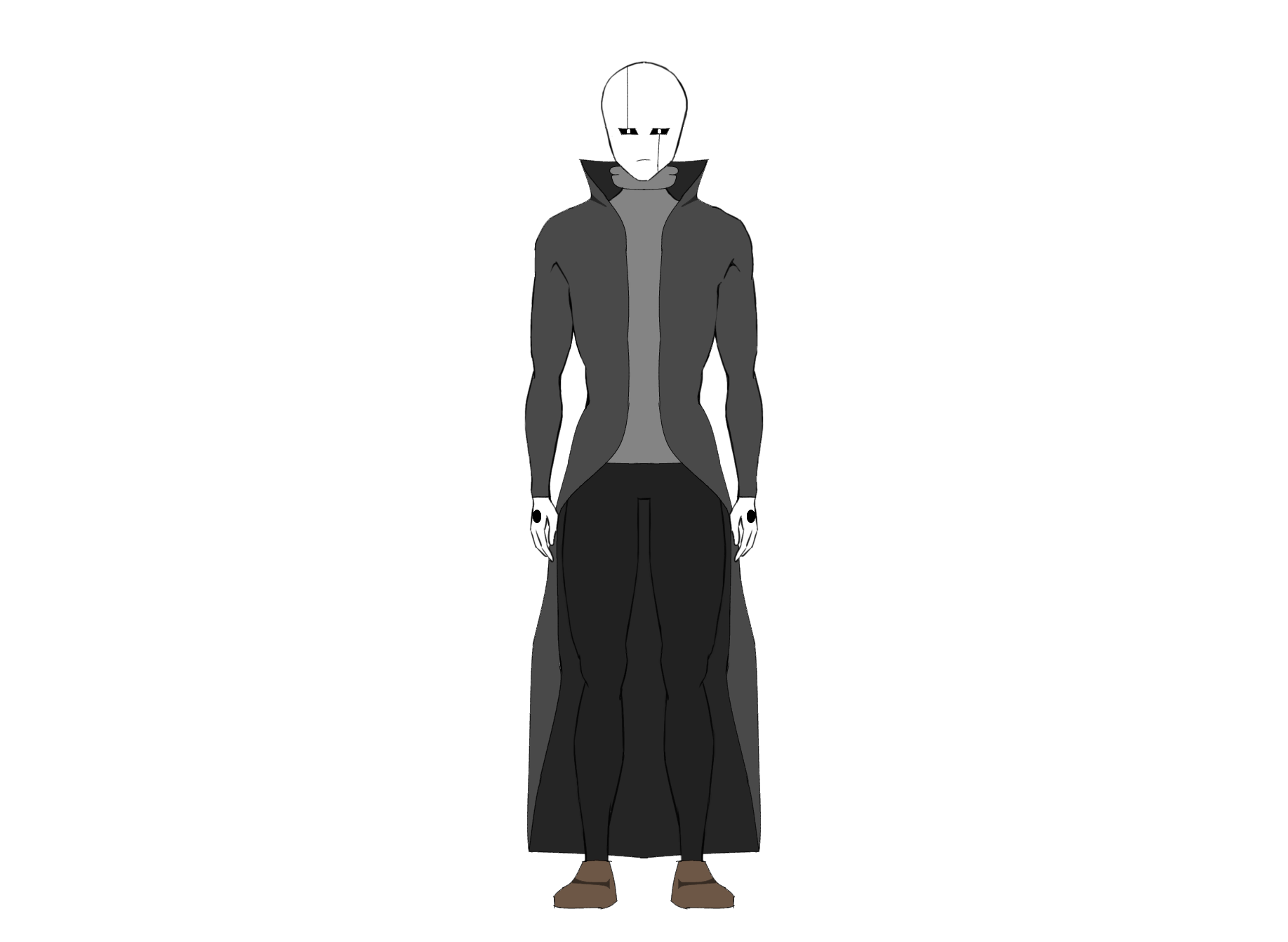 Long black clearance skirt outfit undertale