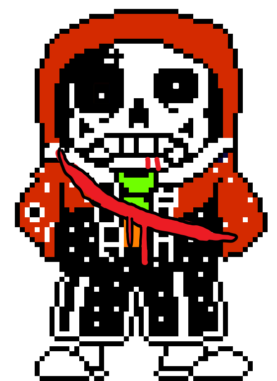 Sans sus pixel art