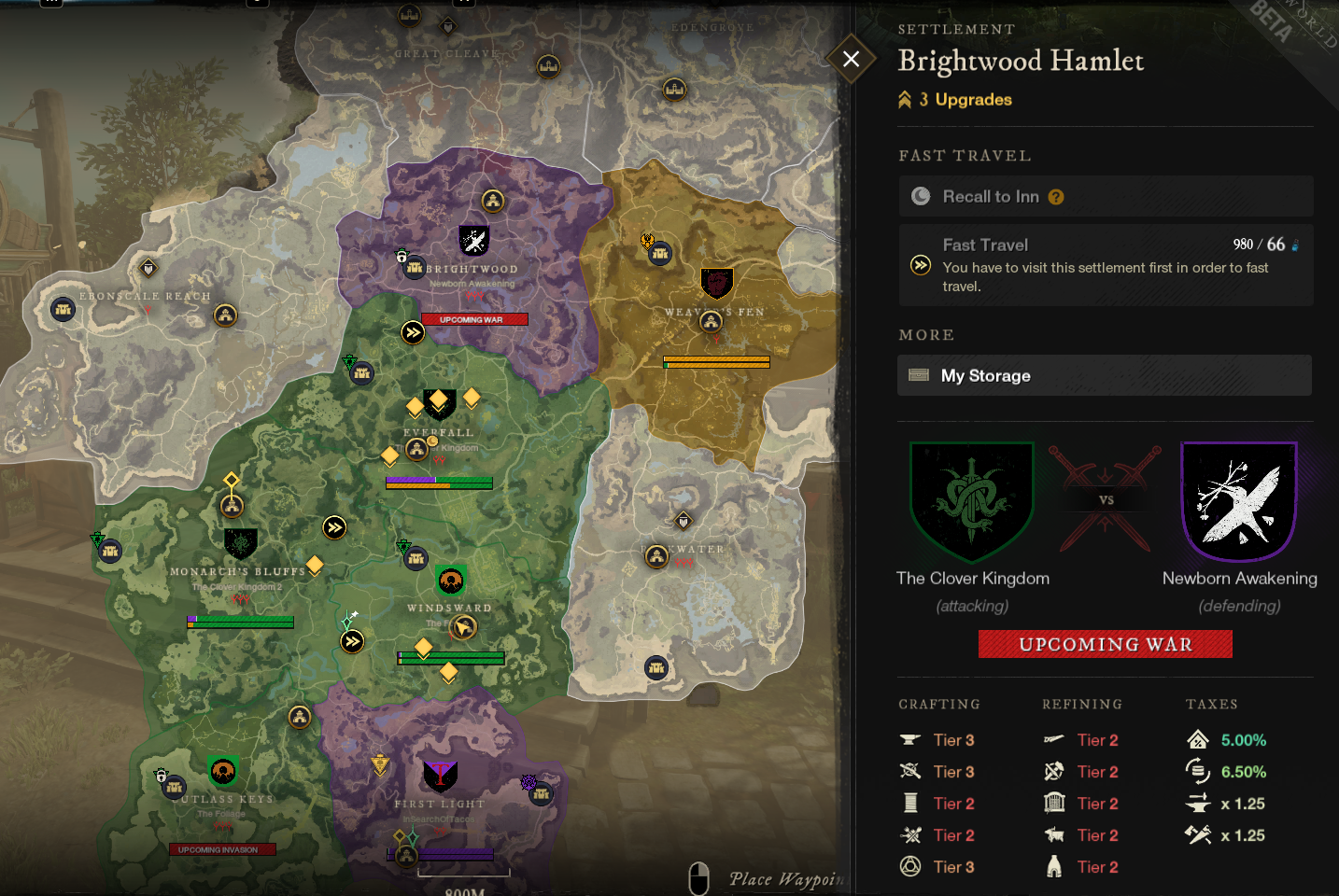 Edengrove Map for New World MMO