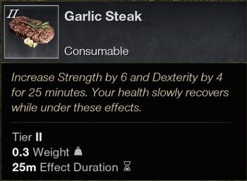 Garlic Steak