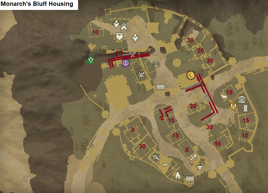 Monarch's Bluffs (settlement) New World Wiki Fandom