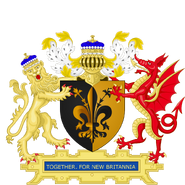 Coat of arms of the Viscount of Stradwick (5 September 2011 - 6 September 2011) (Ceased use on the 8th)