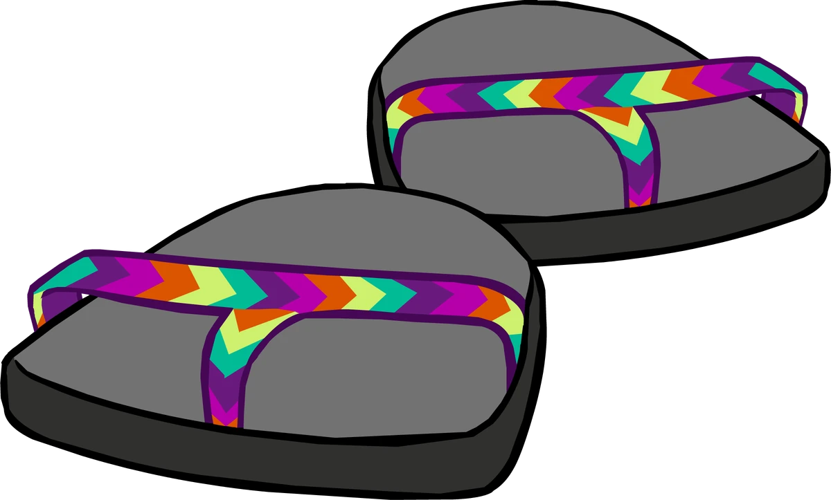 Rainbow Sandals New Club Penguin Wiki Fandom